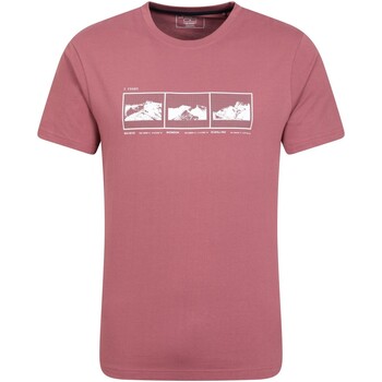 Textiel Heren T-shirts met lange mouwen Mountain Warehouse  Multicolour