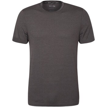 Textiel Heren T-shirts met lange mouwen Mountain Warehouse  Zwart