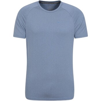 Textiel Heren T-shirts met lange mouwen Mountain Warehouse  Blauw