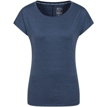 Textiel Dames T-shirts met lange mouwen Mountain Warehouse  Blauw