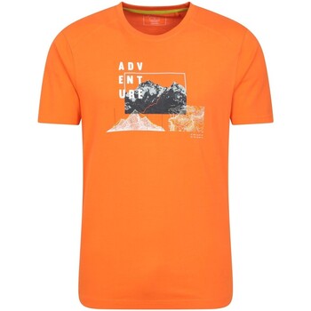 Textiel Heren T-shirts met lange mouwen Mountain Warehouse  Oranje