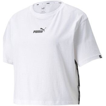 Textiel Dames T-shirts & Polo’s Puma  Wit