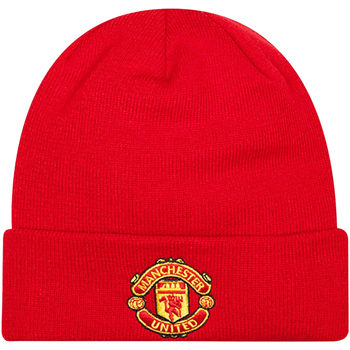 New-Era Core Cuff Beanie Manchester United FC Hat Rood