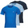 Textiel Heren T-shirts korte mouwen BOSS TShirtRN 3P Classic Blauw / Blauw / Marine