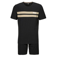 Textiel Heren Pyjama's / nachthemden BOSS Balance Short Set Zwart