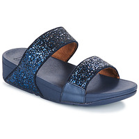 Schoenen Dames Sandalen / Open schoenen FitFlop Lulu Glitter Slides Blauw