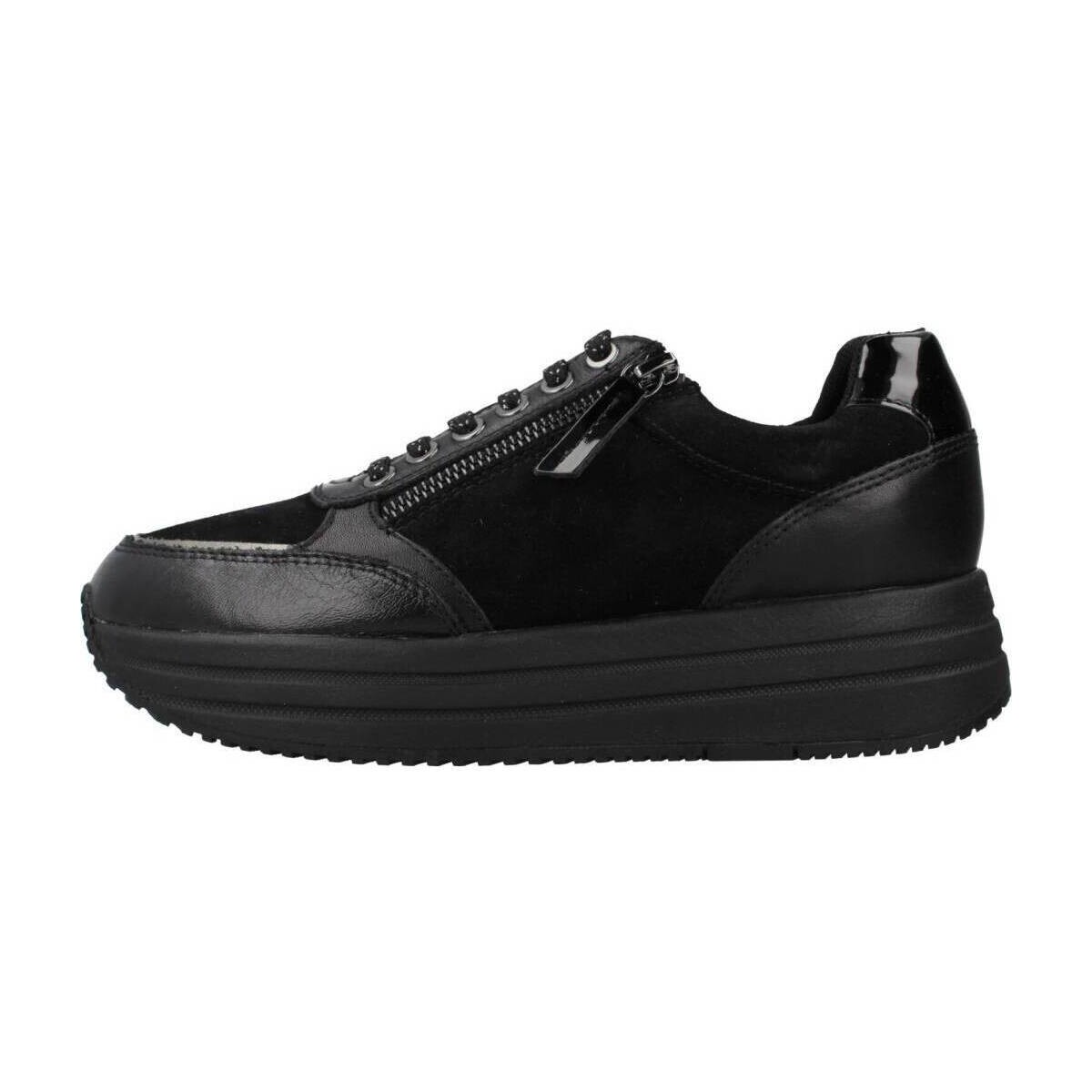 Schoenen Sneakers Geox D KENCY Zwart