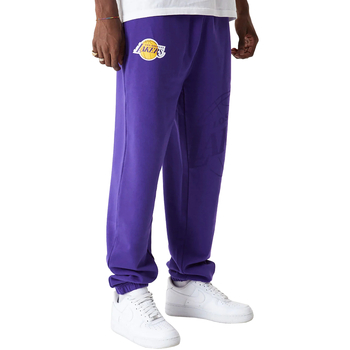 Textiel Heren Trainingsbroeken New-Era NBA Joggers Lakers Violet