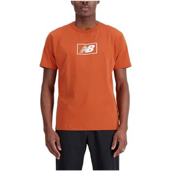 Textiel Heren T-shirts korte mouwen New Balance  Oranje
