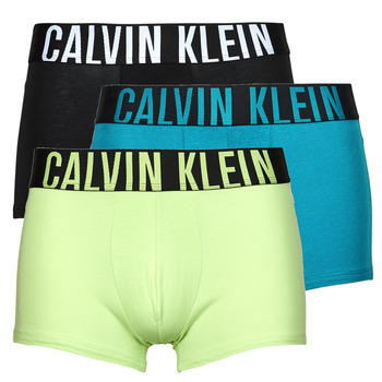 Ondergoed Heren Boxershorts Calvin Klein Jeans TRUNK 3PK X3 Wit / Zwart / Blauw