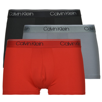 Calvin Klein Jeans LOW RISE TRUNK 3PK X3 Zwart / Rood / Grijs