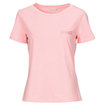 Textiel Dames T-shirts korte mouwen Liu Jo MA4395 Roze