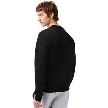 Lacoste Organic Brushed Cotton Sweatshirt - Noir Zwart