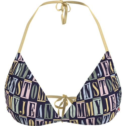 Textiel Dames Bikini Tommy Hilfiger Adjustable Triangle Multicolour