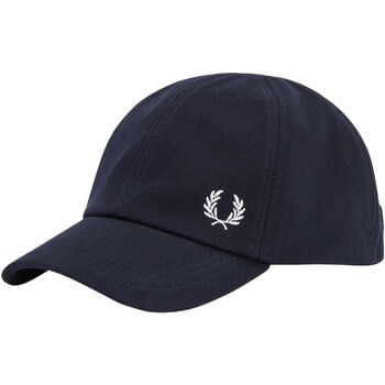 Accessoires Heren Hoed Fred Perry Fp Pique Classic Cap Blauw