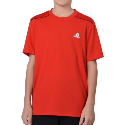 Textiel Jongens T-shirts korte mouwen adidas Originals  Rood