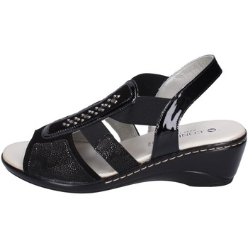 Schoenen Dames Sandalen / Open schoenen Confort EZ438 Zwart