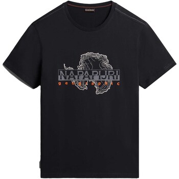 Textiel Heren T-shirts & Polo’s Napapijri S-Iceberg Zwart