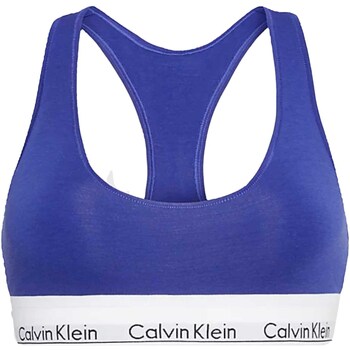 Textiel Dames Sport BH's Calvin Klein Jeans Unlined Bralette Blauw