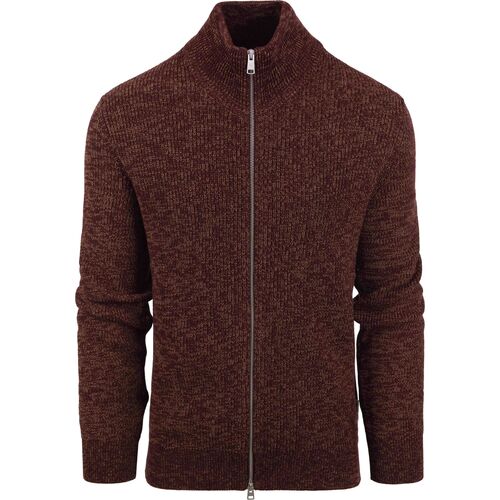 Textiel Heren Sweaters / Sweatshirts Marc O'Polo Vest Melange Bordeaux Bordeau