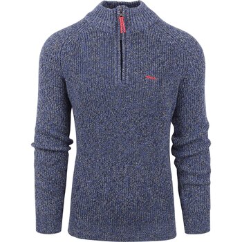 Textiel Heren Sweaters / Sweatshirts New Zealand Auckland NZA Half Zip Trui Ngamuwahine Donkerblauw Blauw