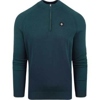 Textiel Heren Sweaters / Sweatshirts Blue Industry Half Zip Trui Donkergroen Groen