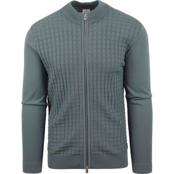 Textiel Heren Sweaters / Sweatshirts Blue Industry Vest Groen Structuur Groen