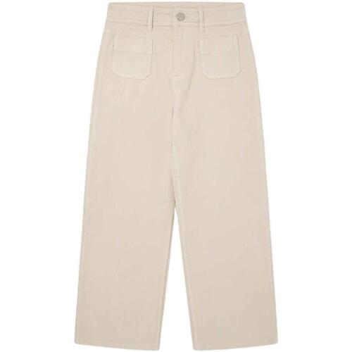 Textiel Meisjes Broeken / Pantalons Pepe jeans  Beige