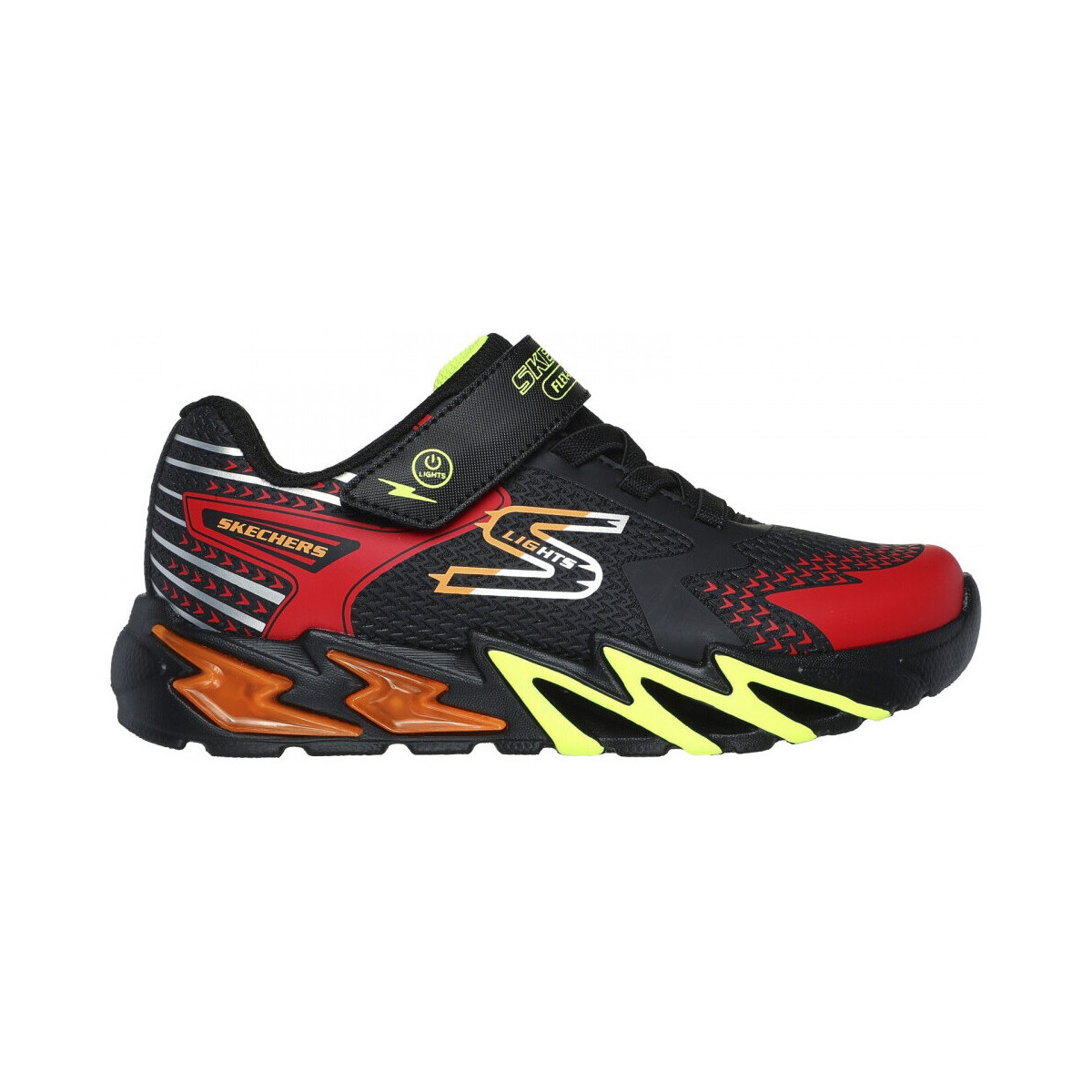 Schoenen Jongens Running / trail Skechers Flex-glow bolt Zwart