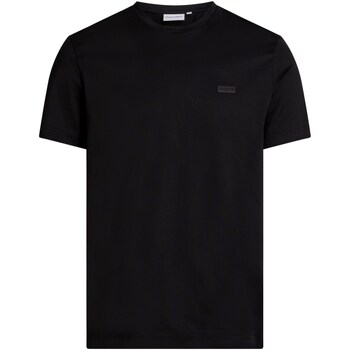 Textiel Heren T-shirts korte mouwen Calvin Klein Jeans K10K111876 Zwart