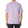 Textiel Heren T-shirts korte mouwen Calvin Klein Jeans Gestapeld archief T-shirt Roze