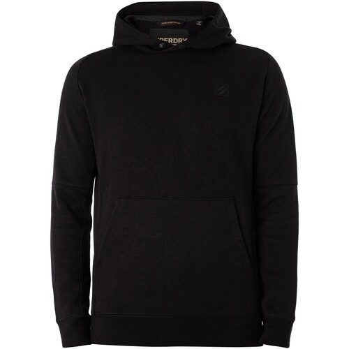Textiel Heren Sweaters / Sweatshirts Superdry Code Tech ontspannen pullover-hoodie Zwart