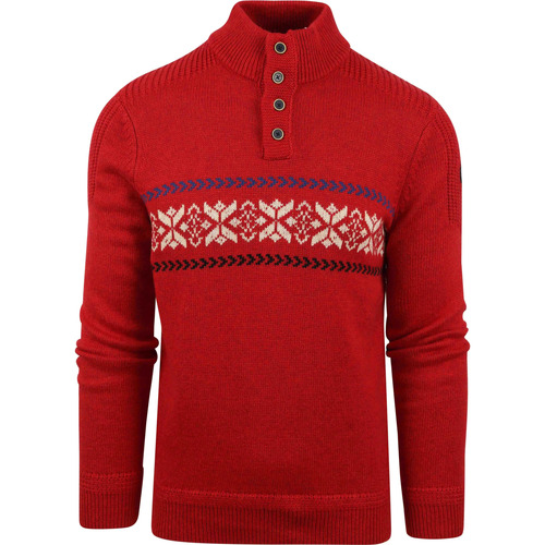 Textiel Heren Sweaters / Sweatshirts New Zealand Auckland NZA Mocker Trui Ngatu Rood Rood