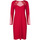 Textiel Dames Pyjama's / nachthemden Lisca Sympathy Nachthemd met lange mouwen Rood
