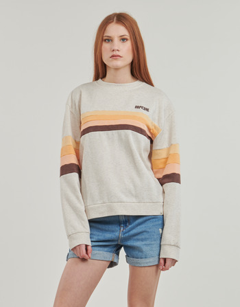 Textiel Dames Sweaters / Sweatshirts Rip Curl SURF REVIVAL PANNELLED CREW Multicolour