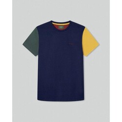 Textiel Heren T-shirts korte mouwen Hackett HM500764 HERITAGE Blauw