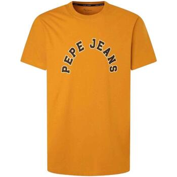 Textiel Heren T-shirts korte mouwen Pepe jeans  Oranje