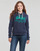 Textiel Dames Sweaters / Sweatshirts Superdry CLASSIC VL HERITAGE HOODIE Marine