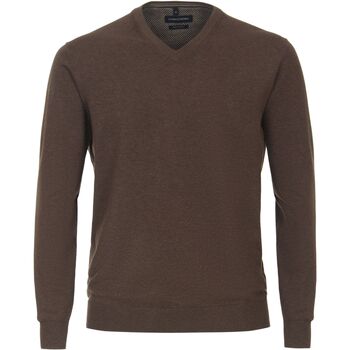 Textiel Heren Sweaters / Sweatshirts Casa Moda Pullover V-Hals Bruin Bruin