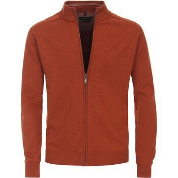 Textiel Heren Sweaters / Sweatshirts Casa Moda Vest Zip Petrol Oranje Oranje