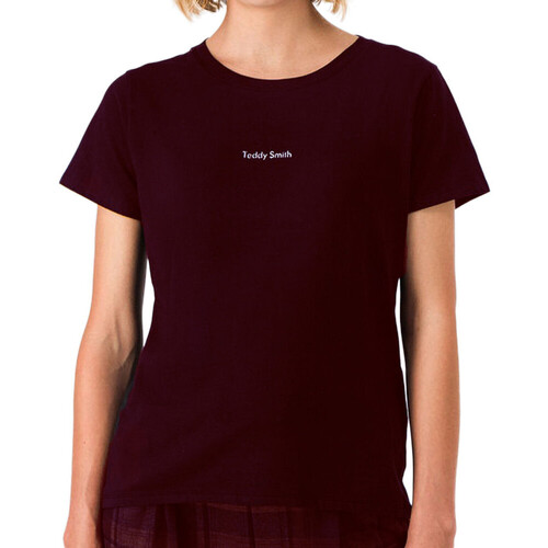 Textiel Dames T-shirts & Polo’s Teddy Smith  Bruin