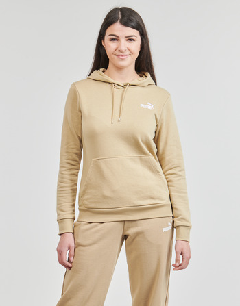 Textiel Dames Sweaters / Sweatshirts Puma ESS+ EMBROIDERY HOODIE TR Camel