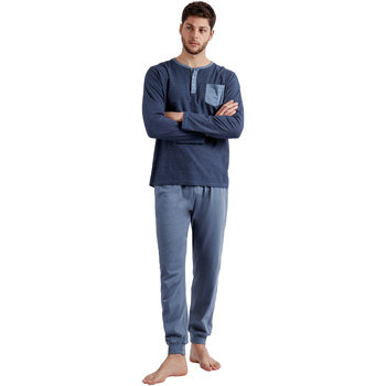 Textiel Heren Pyjama's / nachthemden Admas Pyjama broek en top Azure A Antonio Miro Blauw