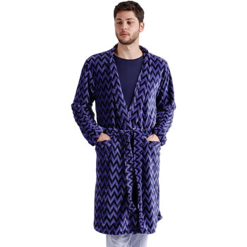 Textiel Heren Pyjama's / nachthemden Admas Toga Arrows Blauw