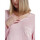 Textiel Dames Pyjama's / nachthemden Admas Nachthemd met lange mouwen Satin Bands Roze