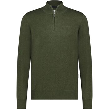 Textiel Heren Sweaters / Sweatshirts State Of Art Half Zip Trui Donkergroen Groen