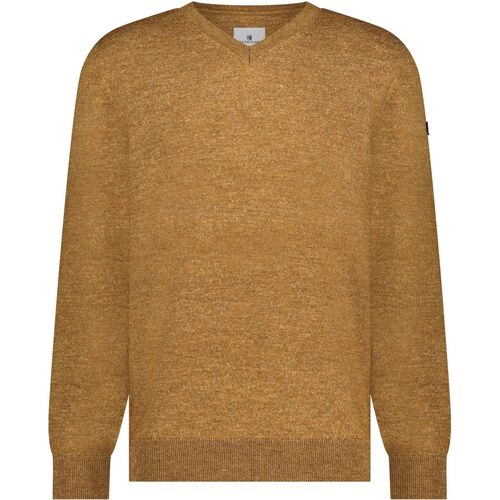 Textiel Heren Sweaters / Sweatshirts State Of Art Trui V-Hals Oranje Melange Oranje