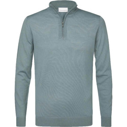 Textiel Heren Sweaters / Sweatshirts Profuomo Half Zip Trui Merino Lichtgroen Groen