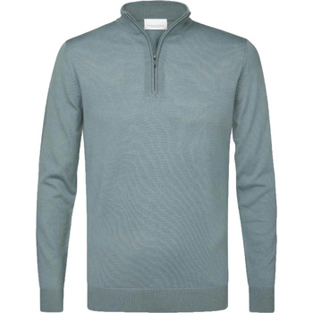 Textiel Heren Sweaters / Sweatshirts Profuomo Half Zip Trui Merino Lichtgroen Groen