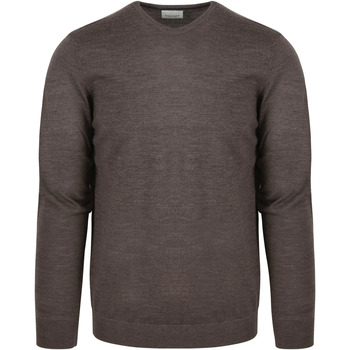 Textiel Heren Sweaters / Sweatshirts Profuomo Pullover Merino Taupe Bruin